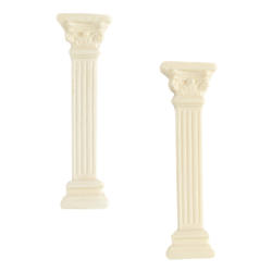 Miniature Molded Corinthian Pillar Columns