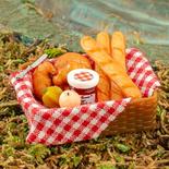 Dollhouse Miniature Food Basket