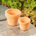 Miniature Terra Cotta Garden Pots