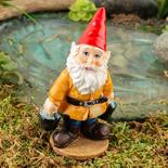 Miniature Garden Gnome with Water Bucket