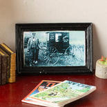 Dollhouse Miniature Mail Wagon Framed Print