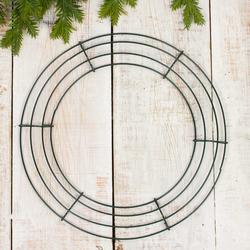 Green Wire Wreath Ring Frame