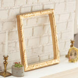 Dollhouse Miniature Gold Frame