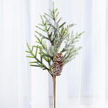 Artificial Berry Pine Cone and Frosted Pine Pick