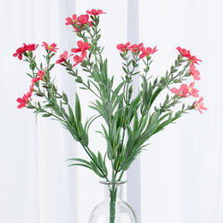 Artificial Red Mini Flower Bush