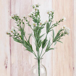 Artificial White Mini Flower Bush