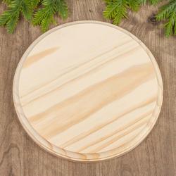 Unfinished Wood Circle Plaque