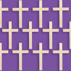 Unfinished Wood Wall Crosses