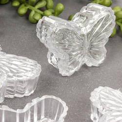 Clear Frosted Acrylic Butterfly Favor Boxes