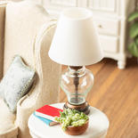Dollhouse Miniature LED DeWitt Table Lamp