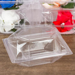 Clear Acrylic Corsage Flower Boxes (12 pack)