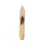 Black Rustic Star LED Battery Operated Taper Candle