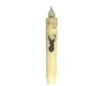 Rustic Buck LED Battery Operated Taper Candle