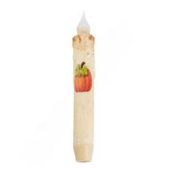 Rustic Pumpkin LED Battery Operated Taper Candle