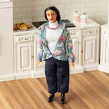 "Gabriella" Miniature Modern Hispanic Woman Dollhouse Doll