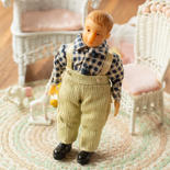 Miniature Little Boy Dollhouse Doll