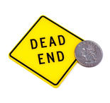 Dead End Roadwork Sign
