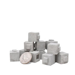 Miniature Half Concrete Cinder Block