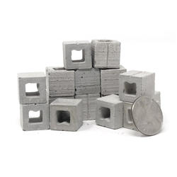 Miniature Half Cinder Blocks