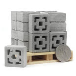 Miniature Pallet of Concrete Vista Viue Breeze Blocks