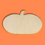 Unfinished Wood Pumpkin Cutout