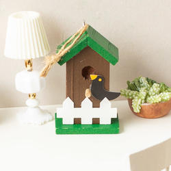 Dollhouse Miniature Birdhouse