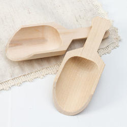 Unfinished Solid Birch Wooden Scoops