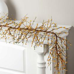 Yellow and Light Green Pip Berry Garland