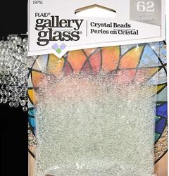 Gallery Glass Crystal Clear Beads add 3D Texture