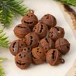  Pack of 4 Rusty Tin Christmas Jingle Bells with Homespun Hanger  by Factory Direct Craft - Rustic Metal Holiday Sleigh Bells for Christmas  Decorations (3-1/2 Inch) : Home & Kitchen
