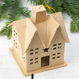 Paper Mache Saltbox House Box