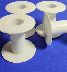 White Plastic Spools