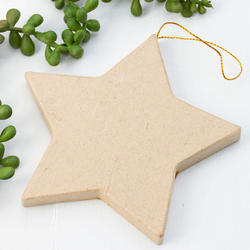 Paper Mache Star Ornament
