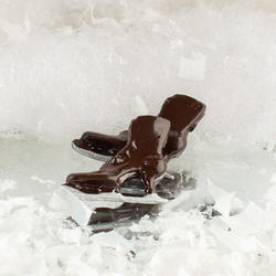 Dollhouse Miniature Brown Ice Skates