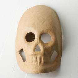 Paper Mache Skeleton Mask