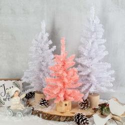 White and Pink Artificial Canadian Pine Trees