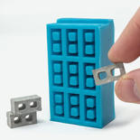 Mini Cinder Block Mold - 1/2 Scale, 1:24 Scale