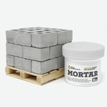 Miniature Cinder Block Pallet and Mortar Kit