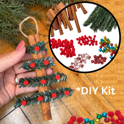 DIY Rustic Cinnamon Stick Ornaments Kit