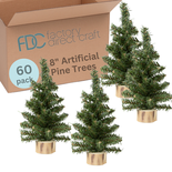 Bulk Case of 60 Small Artificial Pine Tree