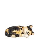 Dollhouse Miniature Calico Cat Sleeping