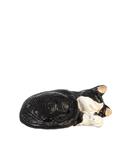 Dollhouse Miniature Black and White Cat Sleeping