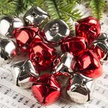 Red and Silver Metallic Jingle Bells