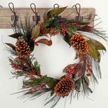 Artificial Forest Pine and Berry Wreath