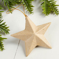 Paper Mache Star Ornament
