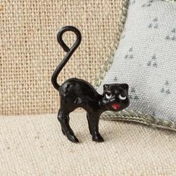Miniature Halloween Black Cat