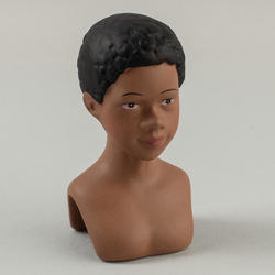 Porcelain African American Doll Head - True Vintage