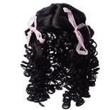 Antina's Black Great Loose Curl Center Part Doll Wig
