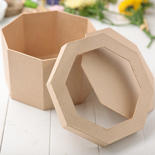 Paper Mache Picture Frame Octagon Boxes