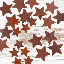 Rusty Tin Stars Assortment